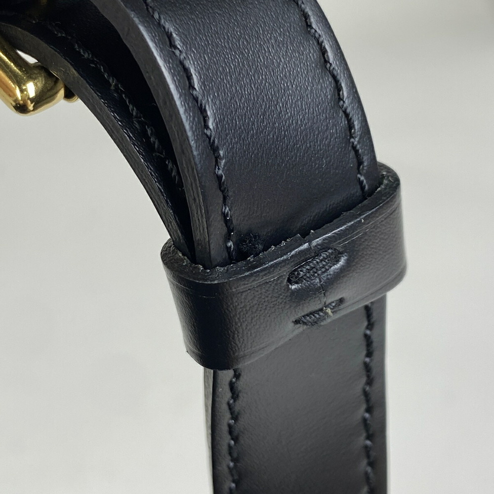 Louis Vuitton Shoulder Drawstring Bag Epi Noir Black - Picture 4 of 6